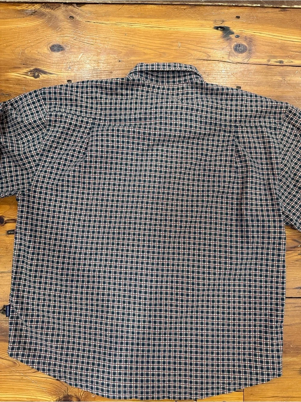 Bowen & Wright Plaid Long-Sleeve Button-Up Shirt - Brown/Red/Green Size Large